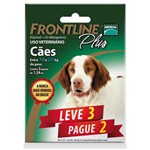 Ficha técnica e caractérísticas do produto Combo Leve 3 Pague 2 - Frontline Plus para Cães de 10 a 20kg