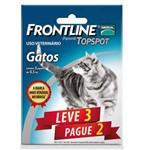 Ficha técnica e caractérísticas do produto Combo Leve 3 Pague 2 - Frontline Topspot para Gatos