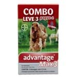 Ficha técnica e caractérísticas do produto COMBO MAX 3 Pulgas e Carrapatos Cães 10 a 25kg Bayer