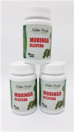 Ficha técnica e caractérísticas do produto Combo 3 Moringa Oleifera 180 Capsulas 500mg Ninho Verde