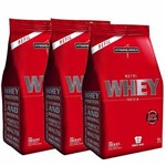 Combo 3 - Nutri Whey Protein - Chocolate 1800g Refil - Integralmédica