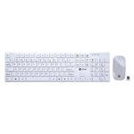 Ficha técnica e caractérísticas do produto Combo Sem Fio Teclado + Mouse Cmw 110-Teclado Abnt2 e Mouse com 1000 Dpi-Único Receptor Nano-Branco