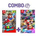 Ficha técnica e caractérísticas do produto Combo Super Mario Odyssey + Mario Kart 8 Deluxe - Switch