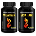 Ficha técnica e caractérísticas do produto Combo 2 - Visa Hair - 60 Cápsulas - Intlab