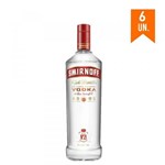 Ficha técnica e caractérísticas do produto Combo Vodka Smirnoff 998Ml - 6 Unidades