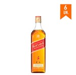 Ficha técnica e caractérísticas do produto Combo Whisky Johnnie Walker Red Label 750ml - 6 Unidades
