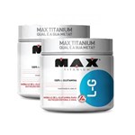Ficha técnica e caractérísticas do produto Combo - 2x L-g Glutamina 150g - Max Titanium