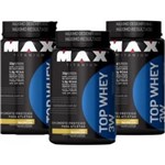 Ficha técnica e caractérísticas do produto Combo 3x Top Whey 3W - Max Titanium
