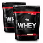 Combo 2x Whey Protein ON Refil 1,8lbs Gold Standard