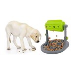 Ficha técnica e caractérísticas do produto Comedouro Alimentador Lento Devagar e Interativo para Cães Cachorros Gatos - Premium