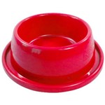 Ficha técnica e caractérísticas do produto Comedouro Plast. Anti-formiga N1 - 350 Ml (vermelho)