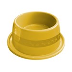 Ficha técnica e caractérísticas do produto Comedouro Plástico Furacão Pet Antiformiga N3 1000ml - Amarelo