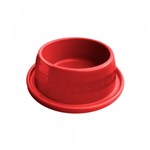 Ficha técnica e caractérísticas do produto Comedouro Plástico Furacão Pet Antiformiga Nº1 350ml - Vermelho