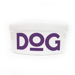 Ficha técnica e caractérísticas do produto Comedouro Porcelana Dog Roxo