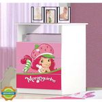 Ficha técnica e caractérísticas do produto Cômoda Moranguinho Angel Rosa e Branca J a