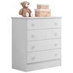 Ficha técnica e caractérísticas do produto Comoda Qmovi Doce Sonho 103 Branco