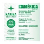Ficha técnica e caractérísticas do produto Comp Gaze N/Estéril Karina 7,5x7,5 11F C/500