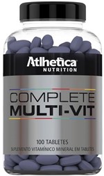 Ficha técnica e caractérísticas do produto Complete Multi-Vit (100 Tabs) - Atlhetica Nutrition