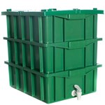 Ficha técnica e caractérísticas do produto Composteira Doméstica Verde 15 Litros