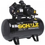 Compressor 10 Pés 100 Litros 140 Libras 2 HP CSV-10/100 PRO SCHULZ