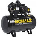 Ficha técnica e caractérísticas do produto Compressor 10 Pés 100 Litros 140 Libras 2HP CSV-10/100 Pro Schulz