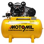 Ficha técnica e caractérísticas do produto Compressor de Ar 10 Pés 2HP 100L Monofásico Motomil