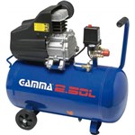 Ficha técnica e caractérísticas do produto Compressor de Ar 50 2 Hp 50l Monofásico G2802br Gamma