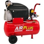 Ficha técnica e caractérísticas do produto Compressor de Ar - Air Plus - MSI 8,5/25 Litros - Schulz