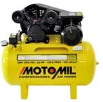 Ficha técnica e caractérísticas do produto Compressor de Ar Air Power CMV-10PL/100 2HP Bivolt Motomil
