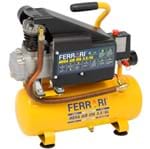 Ficha técnica e caractérísticas do produto Compressor de Ar Baixa Pressão 1.0 Hp 6 Litros - MEGA AIR CFA - Ferrari (110V/220V)