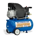 Compressor de Ar Baixa Pressão 8,1 Pés 24 Litros Bivolt Sem Kit - Mc 8.5bv/25 - Chiaperini