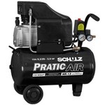 Ficha técnica e caractérísticas do produto Compressor de Ar Baixa Pressão 8,2 Pés 22 Litros Monofásico - CSA8,2/25 - PRATIC AIR - Schulz - 220v