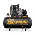Ficha técnica e caractérísticas do produto Compressor de Ar 2 Hp 10 / 110 Litros 140 Lb Trifásico Chiaperini