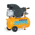 Ficha técnica e caractérísticas do produto Compressor de Ar 2 Hp 7,6 / 24 L 120 Lb 220 V Chiaperini