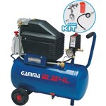 Ficha técnica e caractérísticas do produto Compressor De Ar Monofásico 220v 25 Com Kit G2801kbr2 Gamma