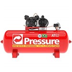 Ficha técnica e caractérísticas do produto Compressor de Ar Monofásico 10 Pés 175 Litros-Pressure-Atg2-10/175Vm-N