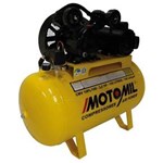 Ficha técnica e caractérísticas do produto Compressor de Ar Motomil, 2 HP, 100 Litros, Monofásico - CMV-10PL/100