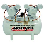 Ficha técnica e caractérísticas do produto Compressor de Ar Odontológico Monofásico 127 220V CMO-12/100 Motomil