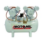 Ficha técnica e caractérísticas do produto Compressor de Ar Odontológico 2x1 Hp Mono Bivolt CMO-12/150 Motomil