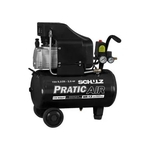 Ficha técnica e caractérísticas do produto Compressor De Ar Pratic Air 8,5 Pcm 25l 2cv Schulz 220v