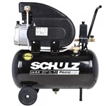 Ficha técnica e caractérísticas do produto Compressor de Ar Pratic Air 8,5 Pés 25 Litros Schulz
