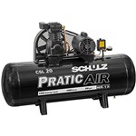 Ficha técnica e caractérísticas do produto Compressor de Ar Pratic Air CSL 20/150 Monofásico-SCHULZ-921.3536-0