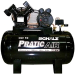 Ficha técnica e caractérísticas do produto Compressor de Ar - Pratic Air CSV 10/100 - 220/380V Trifásico - Schulz 92135260