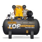 Ficha técnica e caractérísticas do produto Compressor de Ar Trifásico 2 Hp 140 Libras 10 Pés 150 Litros 110v/220v - TOP10MPV150LTT - Chiaperini