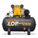 Ficha técnica e caractérísticas do produto Compressor de Ar Trifásico 2 Hp 140 Libras 10 Pés 150 Litros - TOP10MPV150LTT - Chiaperini