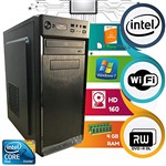 Ficha técnica e caractérísticas do produto Computado Intel Core 2 Duo HD 160 4 GB Ram com Wi-Fi