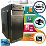 Ficha técnica e caractérísticas do produto Computado Intel Core 2 Duo HD 250 4 GB Ram com Wi-Fi