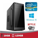 Ficha técnica e caractérísticas do produto Computador 5Tech I5, 16Gb, HD SSD120Gb, Windows 10 PRO - WIFI