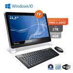 Ficha técnica e caractérísticas do produto Computador All In One 21" Intel Core I5 4Gb 1Tb Hdmi Dvd Windows 10 Wifi Tv Webcam 3Green Fun