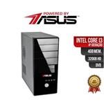 Ficha técnica e caractérísticas do produto Computador ASUS I3 4ger 4gb 320Gb DVD